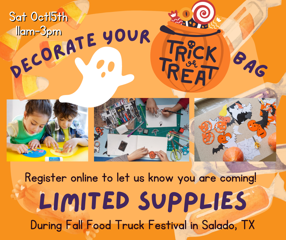 Decorate Trick or Treat Bag in Texas
