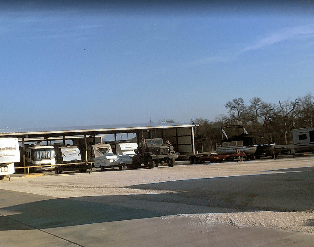 boat storage lot