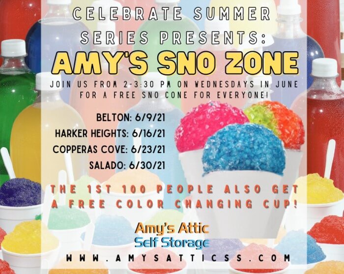 Celebrate Summer with Amy’s Sno Zone!
