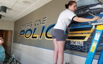 Copperas Cove Police Department Art Mural