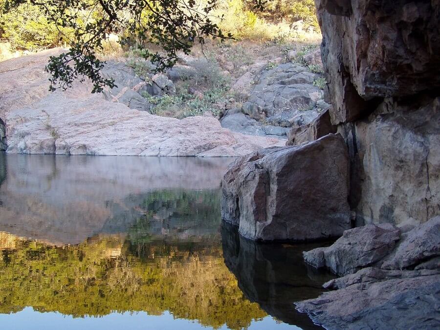 Devil's Waterhole in State Park in Central Texas