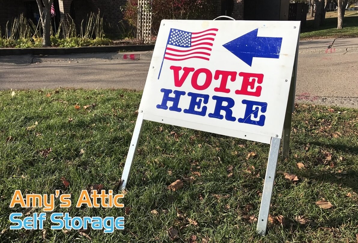 voting sign amys attic