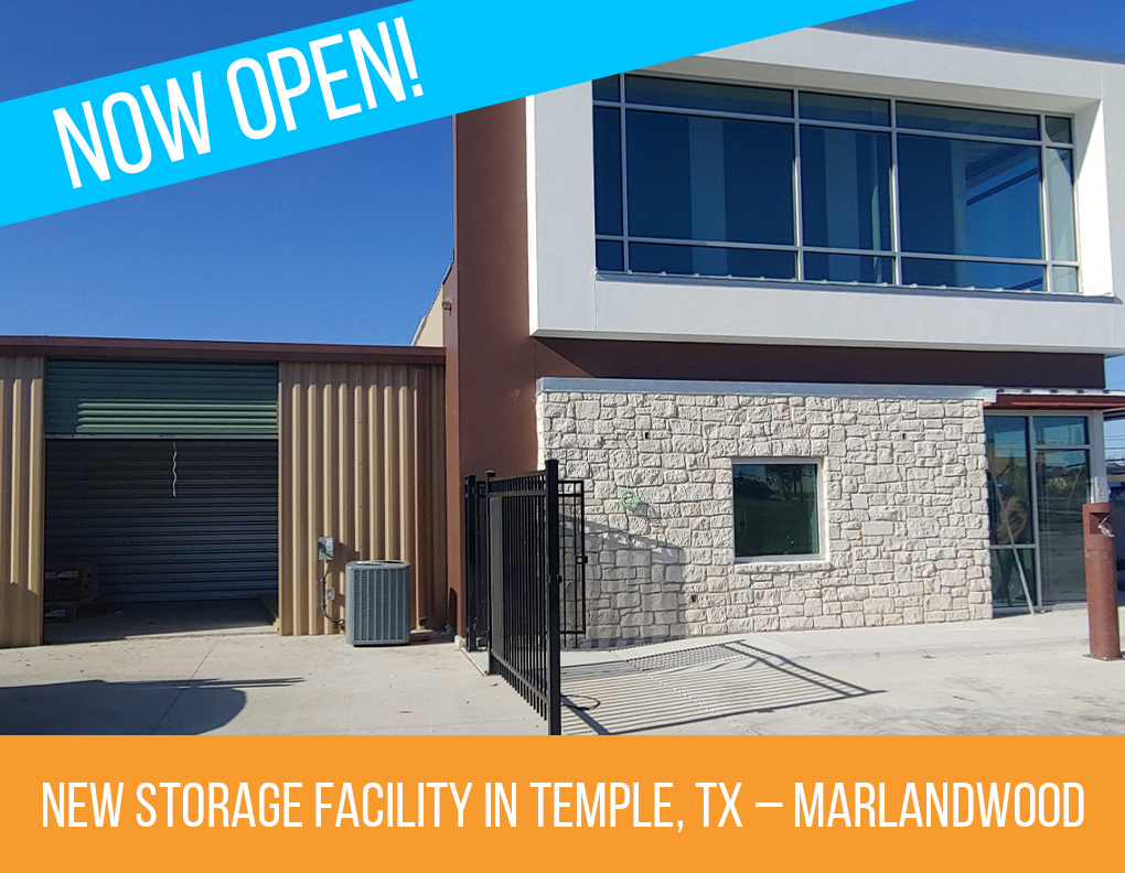 New Temple TX Storage Location Now Open