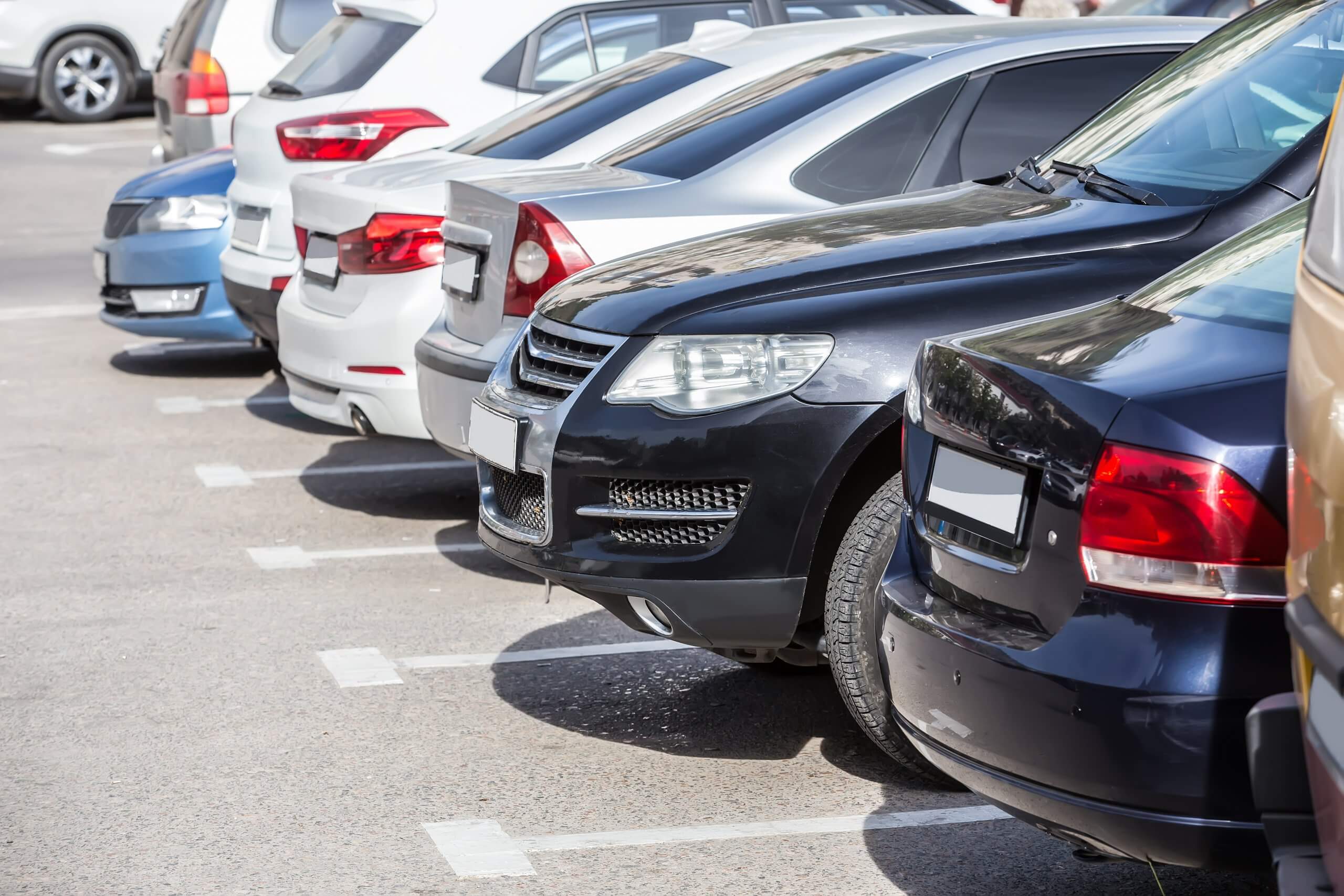 cars parked outside