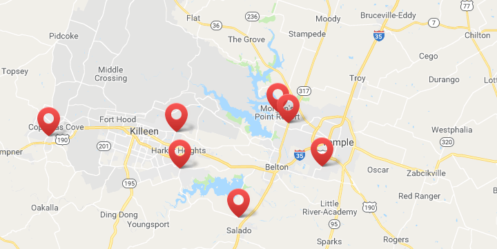 Self Storage Locations in Central TX