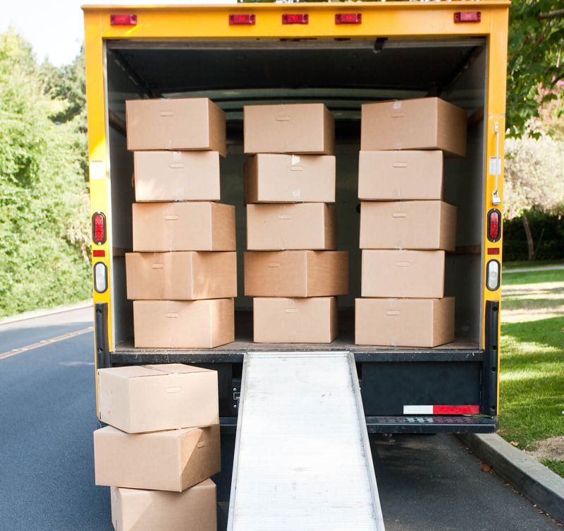 valet storage in box truck