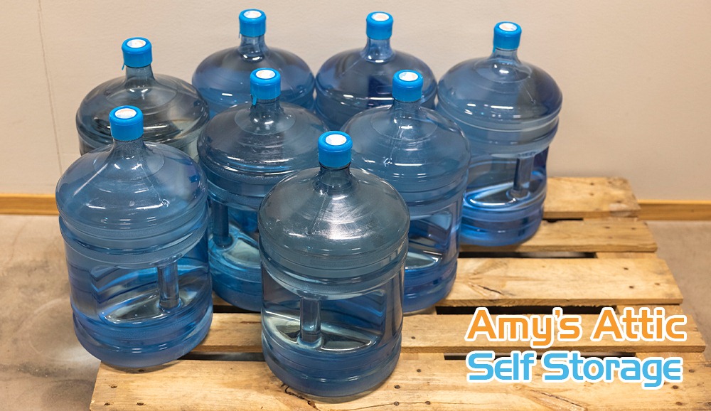 How to Store Water in a Storage Unit