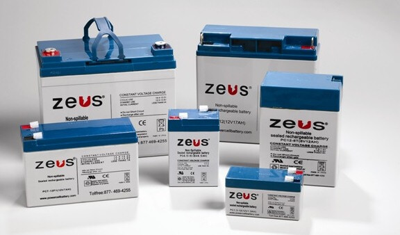 Zeus rechargeable batteries